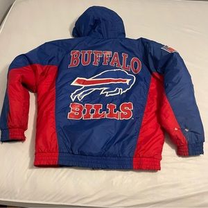Vintage Buffalo Bills Jacket Mens Large Apex
